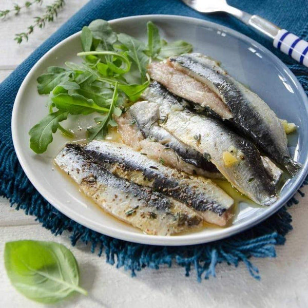 Filets de sardines fraîches marinées